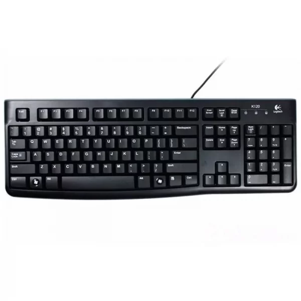 Teclado Logitech de Oficina Cableado K120