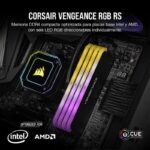 Memoria RAM DDR4 Corsair Vengeance RS Black 16GB 2X8GB 3600MHZ - Imagen 2
