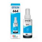 Botella de Tinta EPSON 664 CYAN L200, L210 y L355