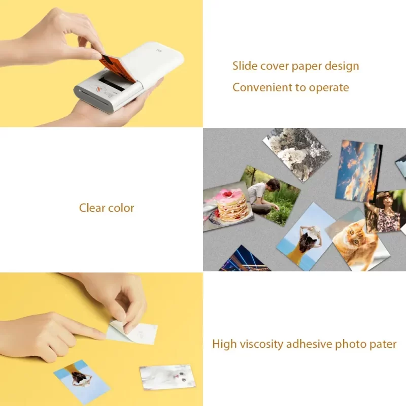 Papel para Impresora de Fotos Portátil Xiaomi (20 hojas - 5,08 x 7,62 cm)