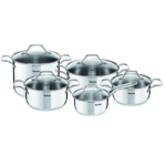 Set de Ollas Tefal 10 piezas Intuition. Cacerolas de 16, 18, 20 y 24 cm y Pasta Pot de 22 cm