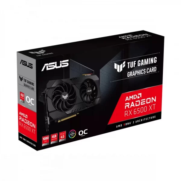 Placa de Video Asus TUF Radeon RX 6500 XT 4GB DDR6