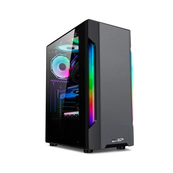 Gabinete Gamer Sentey R20-SF RGB USB 3.0 ATX Panel Acrílico