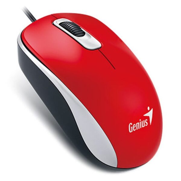 Mouse Oficina Genius DX-120 Rojo 1200 Dpi