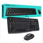 Combo de Teclado Mouse Logitech MK120 Oficina