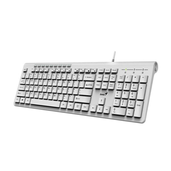 Teclado Genius Slimstar 230 White Oficina