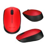 Mouse Inalámbrico Logitech M170 Rojo - Imagen 3