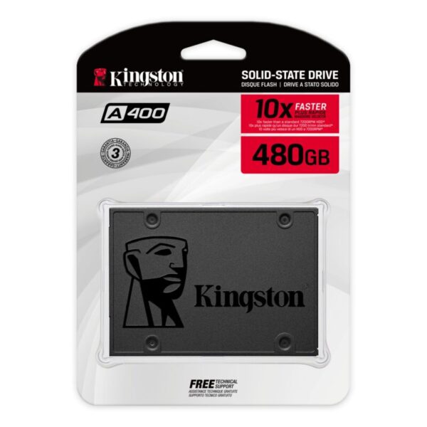 Disco Sólido Kingston 480GB A400 2,5"