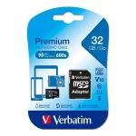 Tarjeta de Memoria Micro SD 32 GB Verbatim Clase 10 con Adaptador