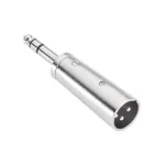 Conector Adaptador Jack M Estéreo A XLR M  6.3mm ADAM HALL 7855