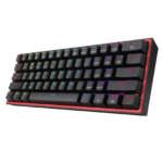 Teclado Inalámbrico Redragon Fizz Pro Black Switch Rojo Español RGB - Imagen 4