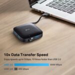 Hub USB TP-Link 4 Puertos 3.0 UH400 Negro - Imagen 2