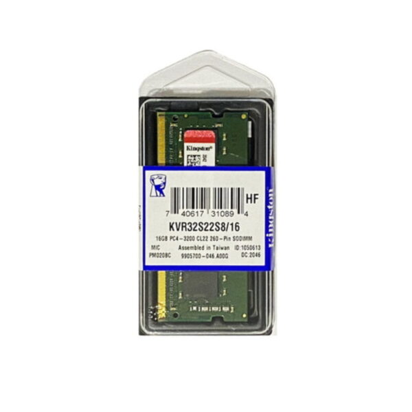 Memoria RAM SODIMM Kingston 16Gb 3200Mhz