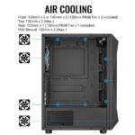Gabinete Gamer Aerocool Falcon G-BK-V2 (Mid Tower) - Imagen 3