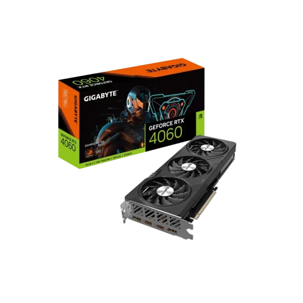 Placa de Video GIGABYTE RTX 4060 Gaming OC 8G