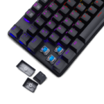 Teclado Mecánico T-Dagger Bora RGB Black Switch Rojo T-TGK315-RD-SP - Imagen 2