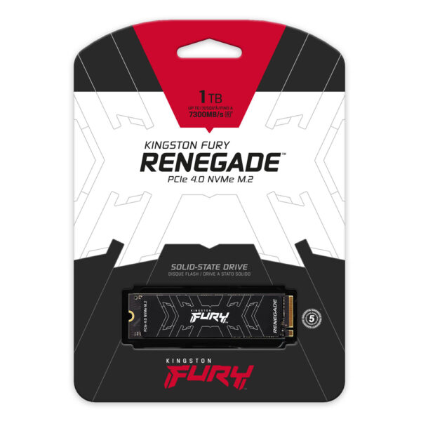 Disco Interno SSD KINGSTON Renegade 1TB M.2 NVMe PCIe 4.0 7300MB/s