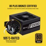 Fuente Gamer Corsair CX650 650W 80 Plus Bronze Certificada - Imagen 3