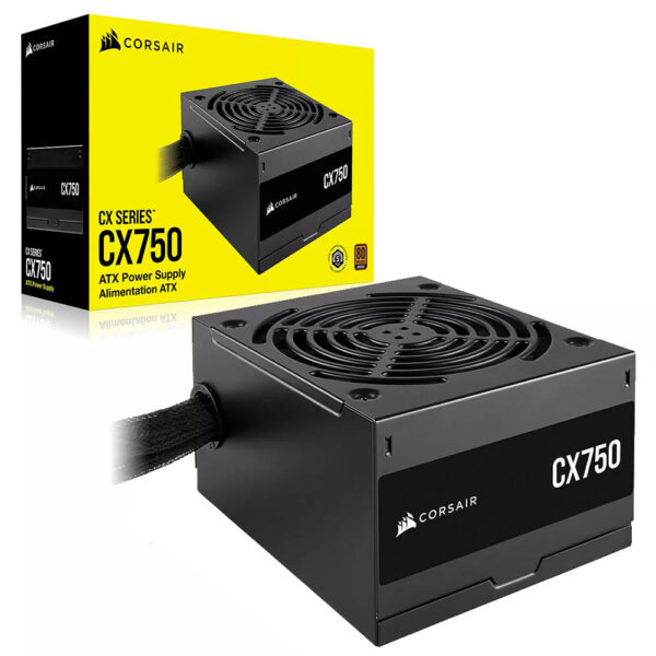 Fuente Gamer Corsair 750W CX 80+ Bronce Certificada