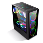 Gabinete Gamer Sentey T20 RGB 4 Fanes Frente y Lat Vidrio - Imagen 4