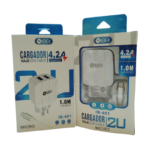 Cargador p/ Celular Ibek IB-401 Micro USB 4.2A Cable 1m