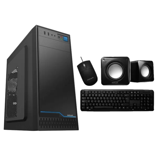 Gabinete Kit Kelyx LC728-20 c/ Fuente 500w, Teclado, Mouse y Parlantes