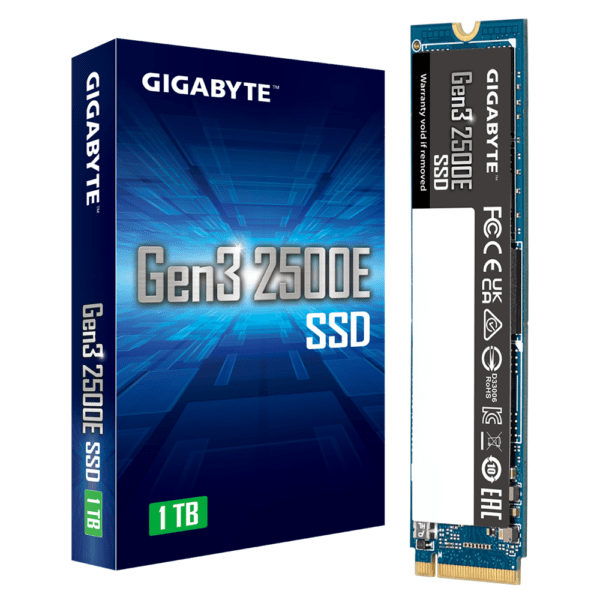 Disco SSD M.2 Gigabyte 1Tb NVMe Gen3 2500E PCIe 3.0 x4