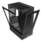 Gabinete Gamer Sentey H10 Vidrio Templado s/Coolers Negro - Imagen 3