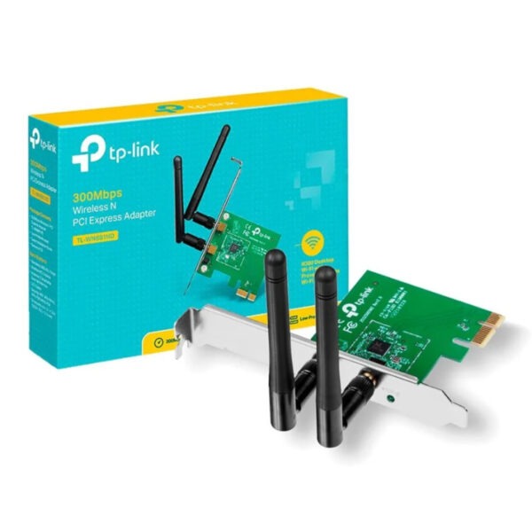 Placa WIFI TP-Link TL-WN881ND PCI Express 300Mb Doble Antena