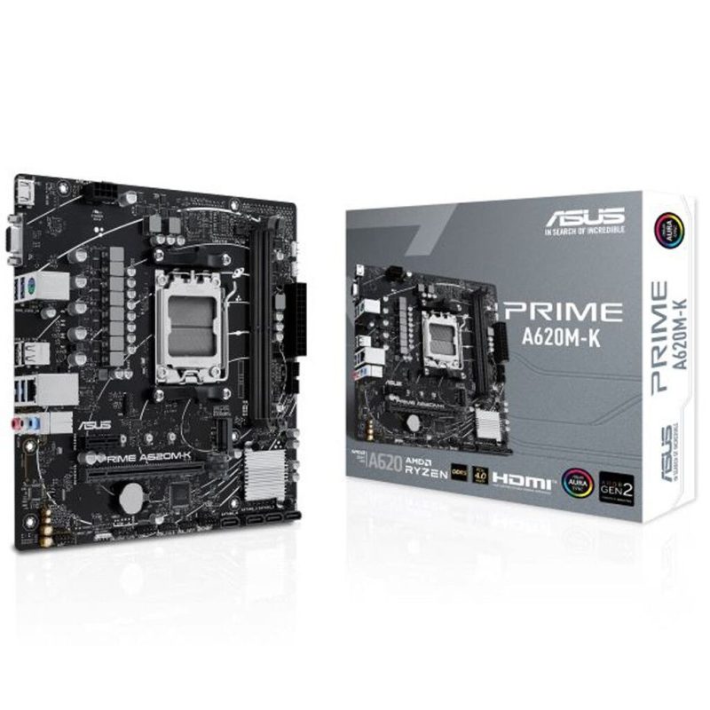 1752157464ad96df5c9bcab3ab2cb5f884386763e4 Motherboard AMD Asus Prime A620M-K DDR5 AM5 - Imagen 1