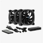 Kit Coolers Aerocool Astro 12 Pro (ARGB, 120MM, DUAL RING) - Imagen 2