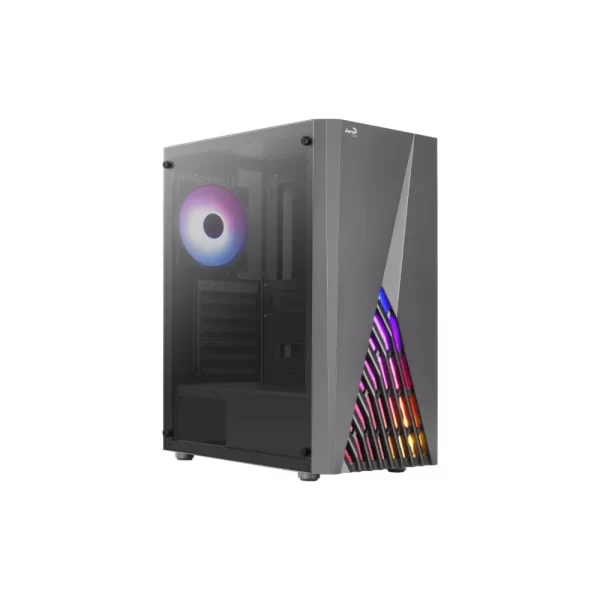 Gabinete Gamer Aerocool Delta G-BK-V2 RGB 1 Cooler RGB