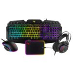 Combo Gamer 4 en 1 Sentey GS-5850 RGB Teclado, Mouse, Auriculares y Mousepad