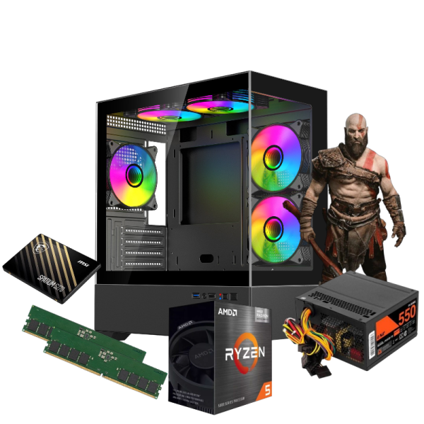 PC GAMER DE ENTRADA | Ryzen 5 5600GT 16GB RAM 480GB SSD