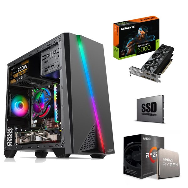 PC PRO COMPETITIVA | Ryzen 5 5500 16GB 1TB RTX 5060