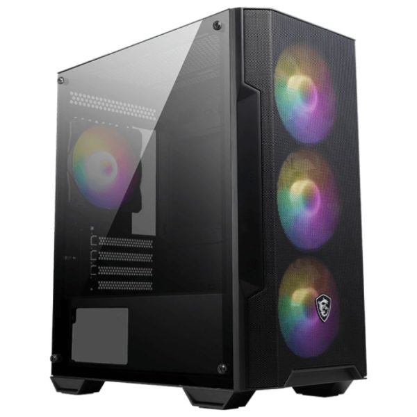 Gabinete Gamer MSI MAG Force M100A Fan RGB