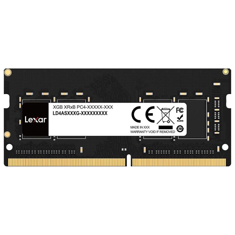 Memoria-Ram-SODIMM-DDR4-8Gb-3200-Mhz-Value-Lexar_43525_1 Memoria RAM SODIMM Lexar 8GB DDR4 3200Mhz - Imagen 1