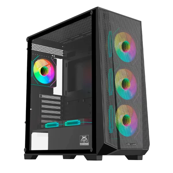 Gabinete Gamer Arkham Vorus 4 Coolers RGB ARGB