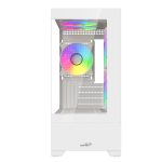 Gabinete Gamer Sentey H30 Vidrio Templado c/ 5 Coolers ARGB Blanco - Imagen 3
