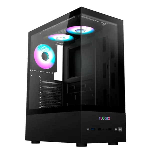 Gabinete Gamer MLogix View Max 180 Mini 3 Coolers