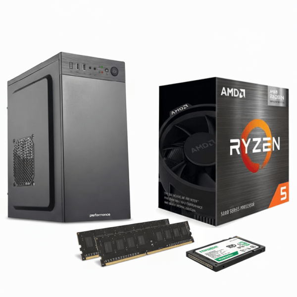 PC ESCOLAR | Ryzen 5 5600GT 8GB 240GB SSD c/ Teclado y Mouse (Reservas)
