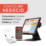 Kit Inicio para Negocio/ PC + Monitor + Impresora Fiscal + PosBerry + Clover + Estabilizador