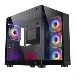 Gabinete Gamer Sentey A40 Vidrio Templado 7 Coolers ARGB c/ Control Rem