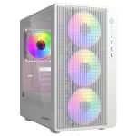 Gabinete Gamer Sentey Backfire White 4 Coolers ARGB
