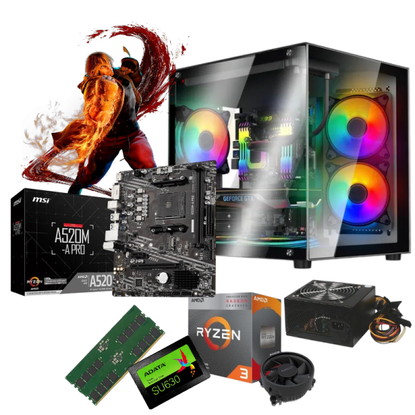 PC GAMER ECONÓMICA | Ryzen 3 3200G 16GB RAM 480GB SSD