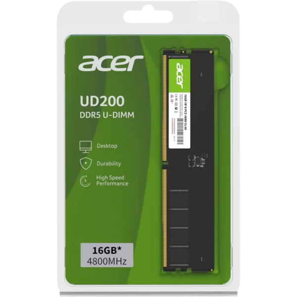 Memoria Acer UDIMM UD200 16GB DDR5 4800MHz